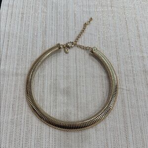 Chico’s Elegant Gold Choker Necklace